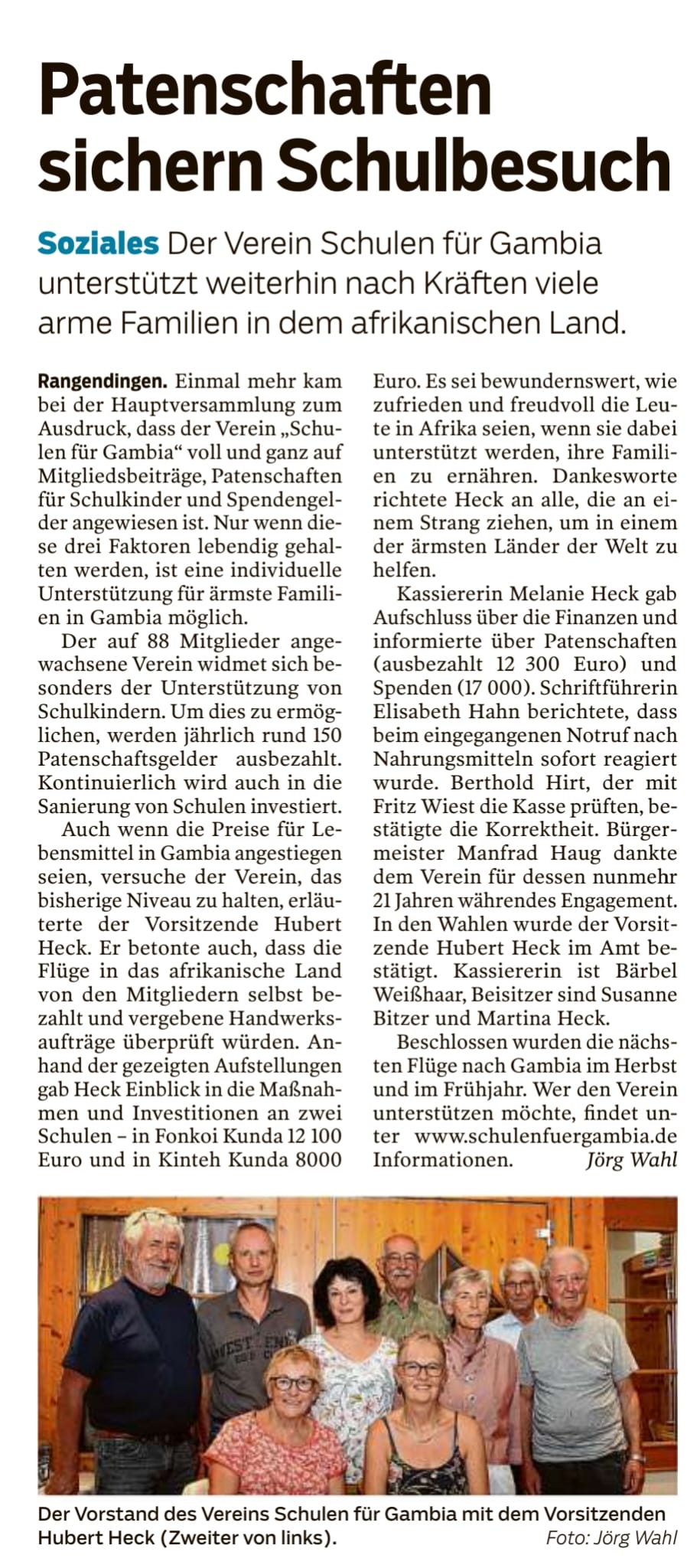 2023 Hauptversammlung